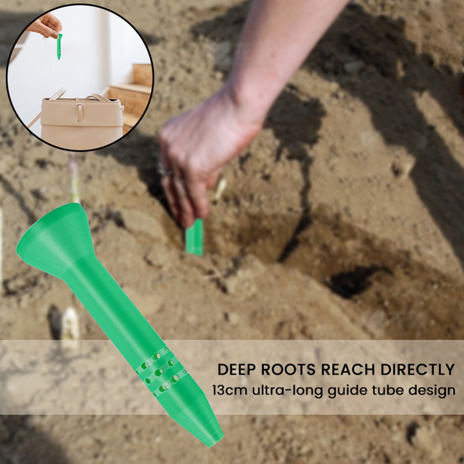 Root Watering Spike - Plastikowy lejek do nawadniania ogrodu 13