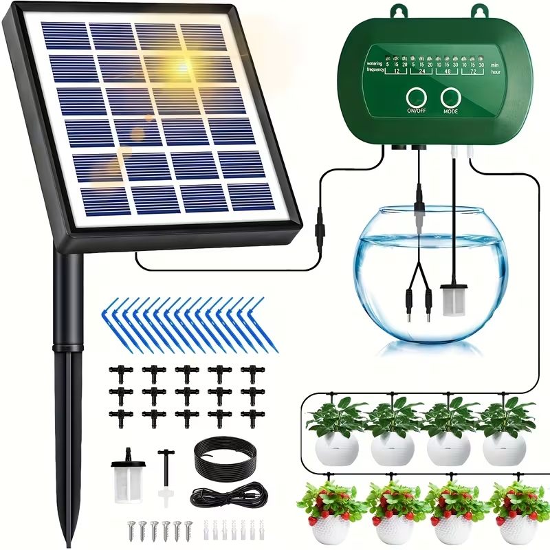 Root Watering Spike - Solarny automatyczny zestaw do podlewania ogrodu,