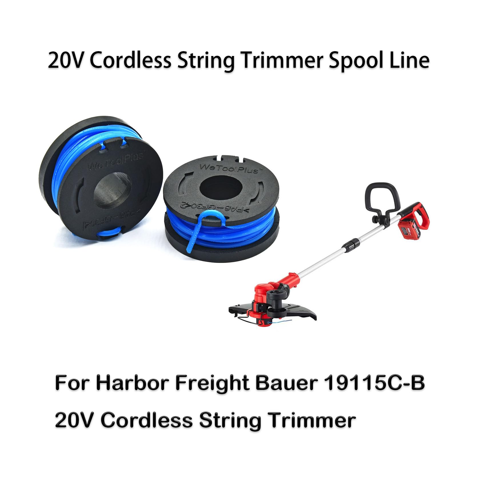 Zestaw zamienny: 3 szpule i 1  – Gardening Tools Harbor Freight recenzja i cena