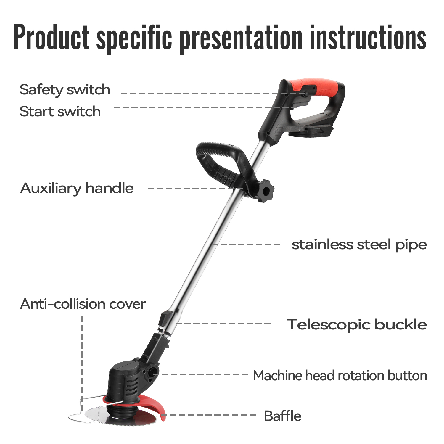 Akumulatorowa kosiarka do traw – Gardening Tools Grass Cutter recenzja i cena