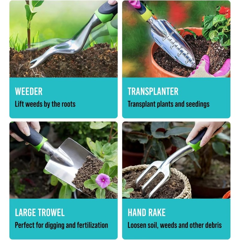 9-częściowy ergonomiczny zesta – Gardening Hand Tools Yard recenzja i cena