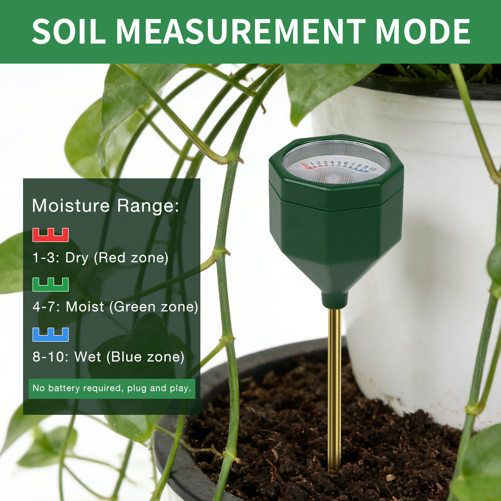 Miernik wilgotności gleby, det – Gardening Tools Required recenzja i cena
