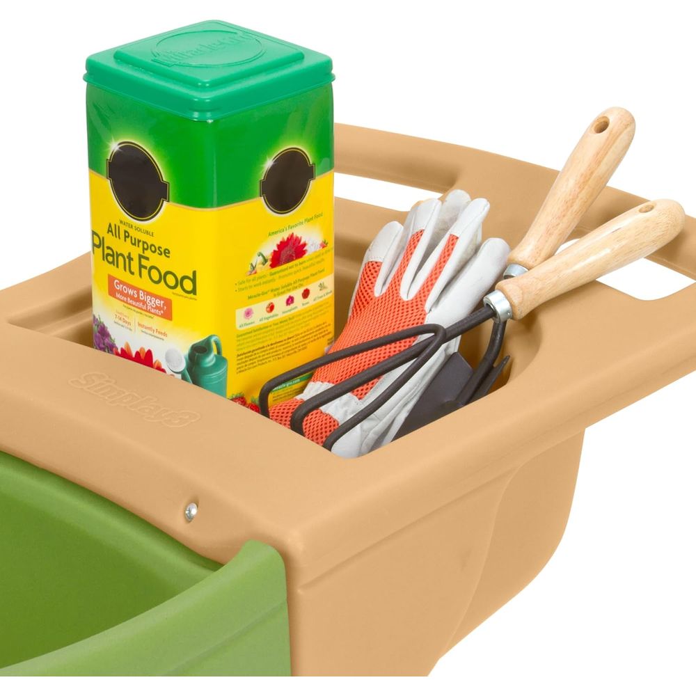 Wytrzymała taczka z półką do p – Gardening Tools Made In Usa recenzja i cena