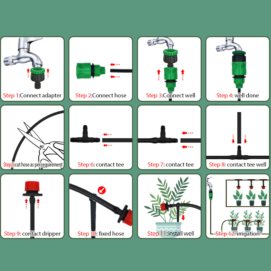 Szklarnia 15M-30M System nawad – Root Watering Spike recenzja i cena