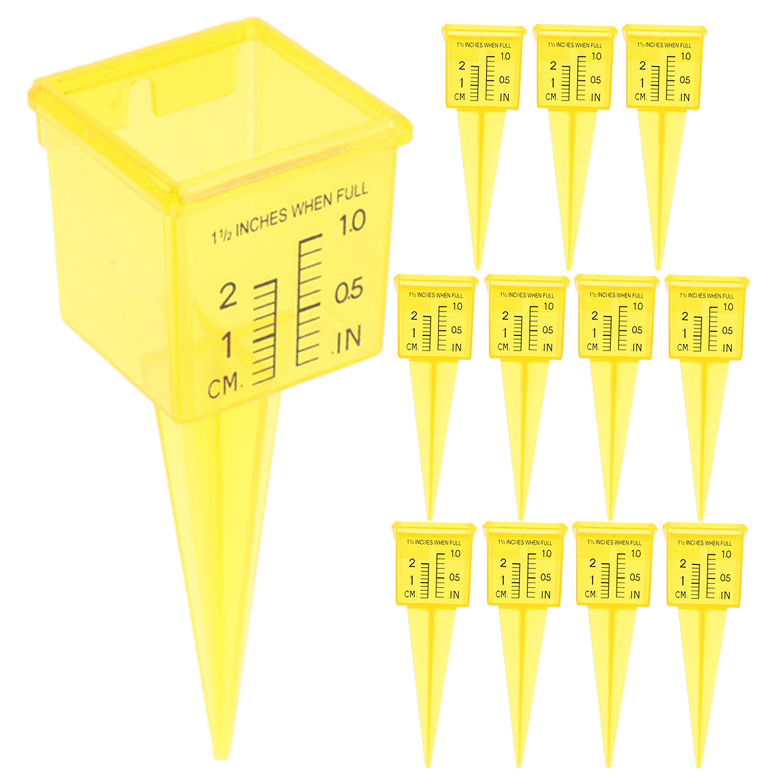 12 szt. Zewnętrzny miernik des – Gardening Tools Yellow recenzja i cena