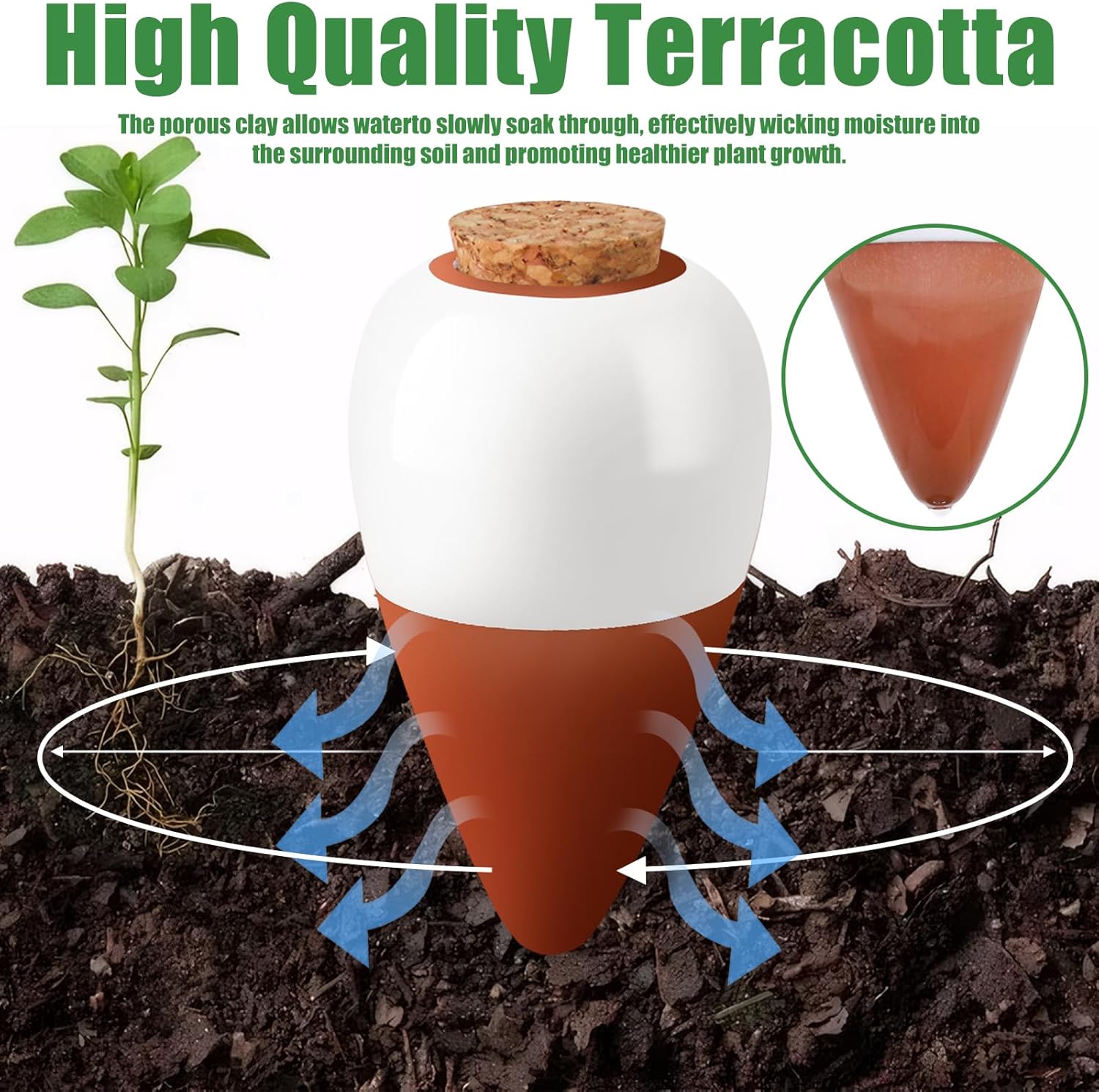 Terracottaowe kolce do podlewa – Root Watering Spike recenzja i cena