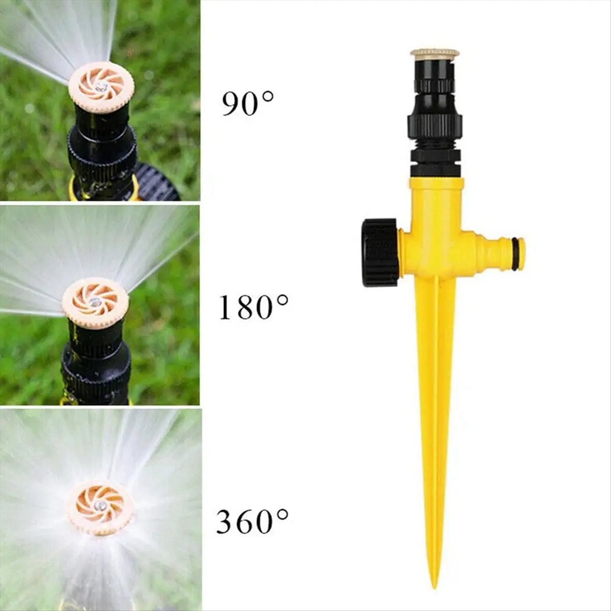 Zraszacz ogrodowy AT16 360 °   – Gardening Tools Yellow recenzja i cena