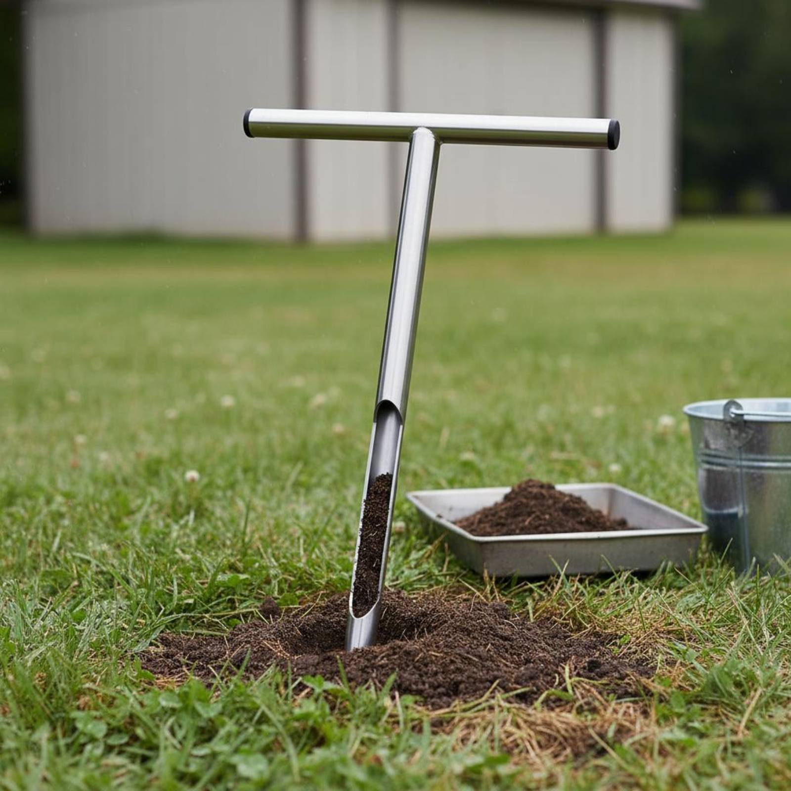 Próbnik do gleby ze stali nier – Gardening Tools And Uses recenzja i cena